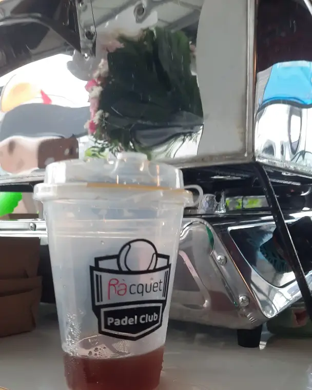Iced drink in an RPC cup